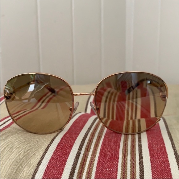 Tiffany & Co Round Mirrored Sunglasses TF3065 56 - Picture 2 of 14